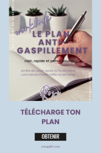 plan anti gaspillement